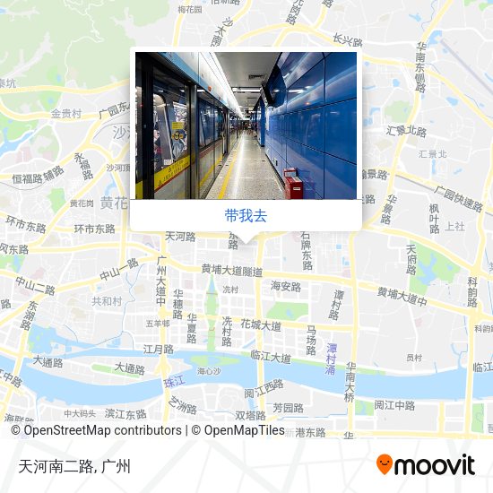 天河南二路地图