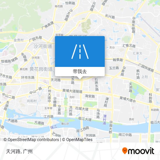 天河路地图