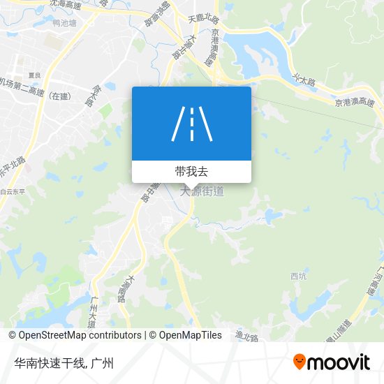 华南快速干线地图