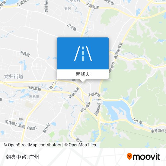 朝亮中路地图