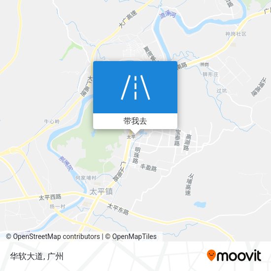 华软大道地图