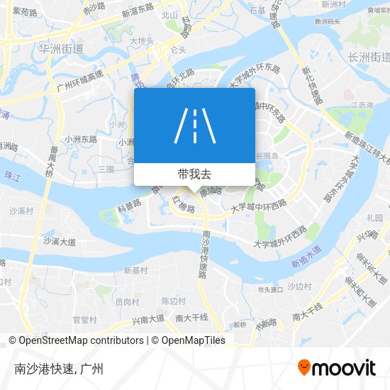 南沙港快速地图
