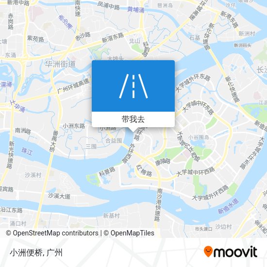 小洲便桥地图