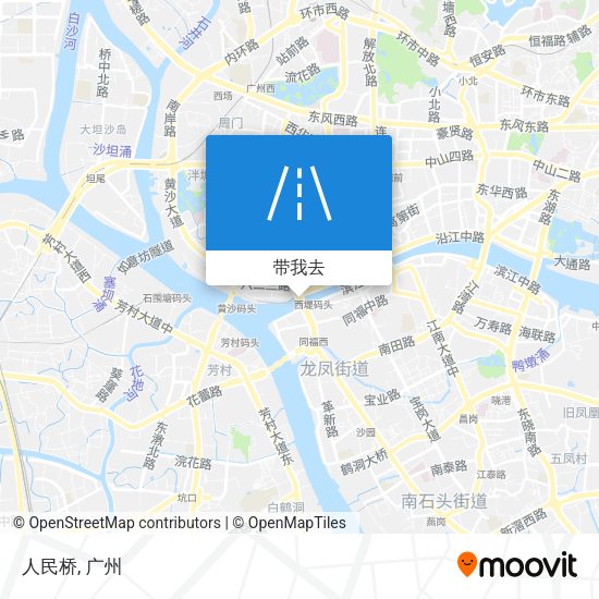 人民桥地图