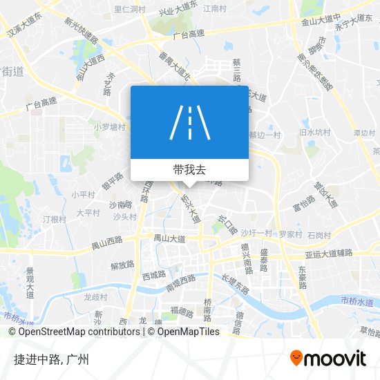 捷进中路地图