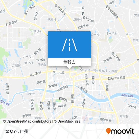 繁华路地图