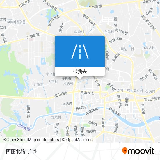 西丽北路地图
