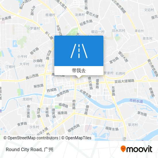 Round City Road地图