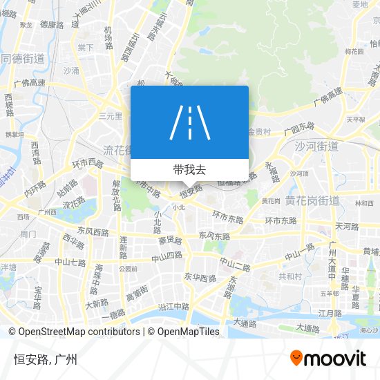 恒安路地图
