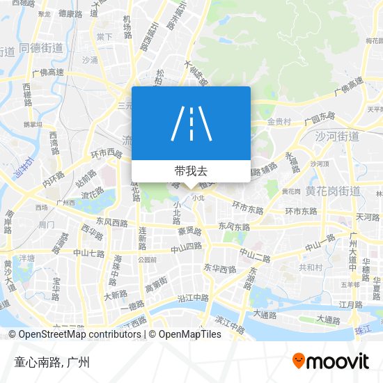 童心南路地图