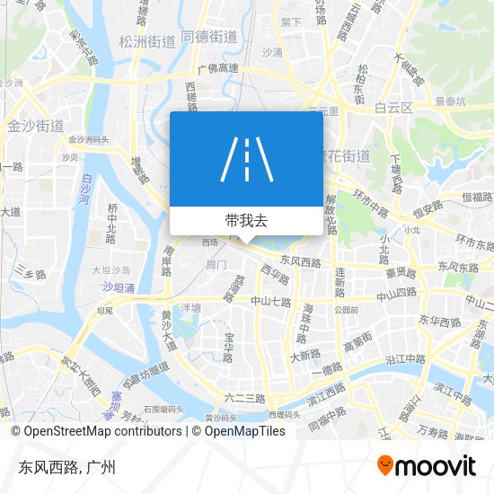东风西路地图