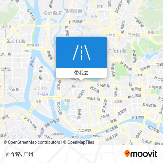 西华路地图