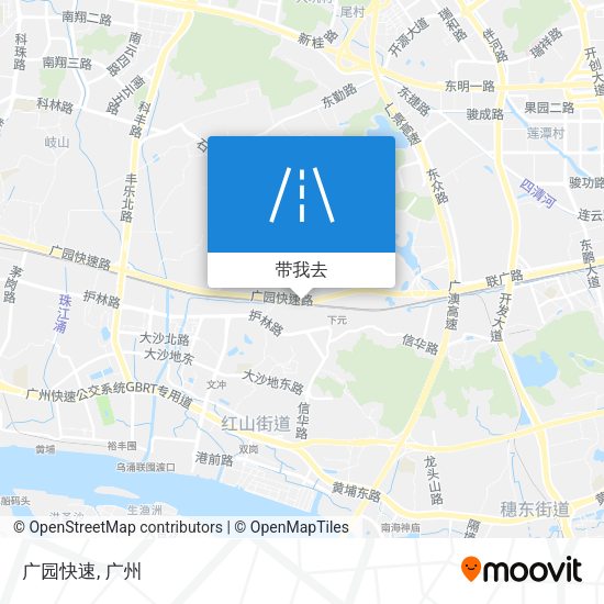 广园快速地图