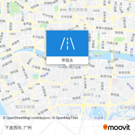 下渡西街地图