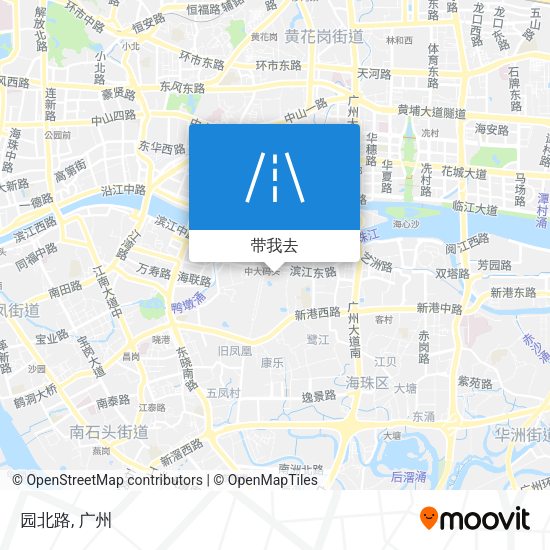园北路地图