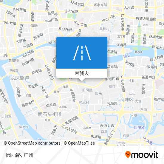 园西路地图