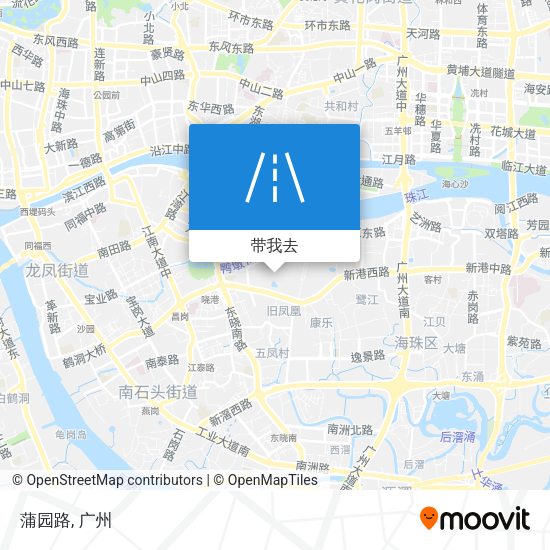 蒲园路地图