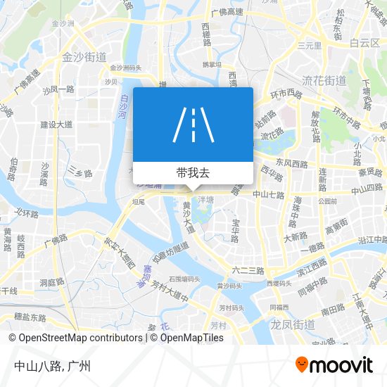 中山八路地图