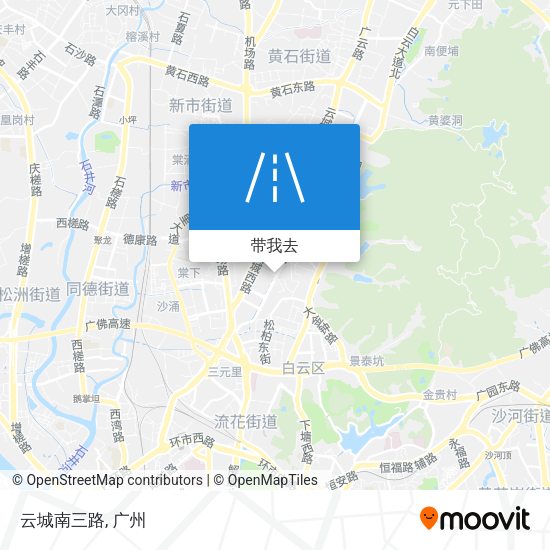 云城南三路地图