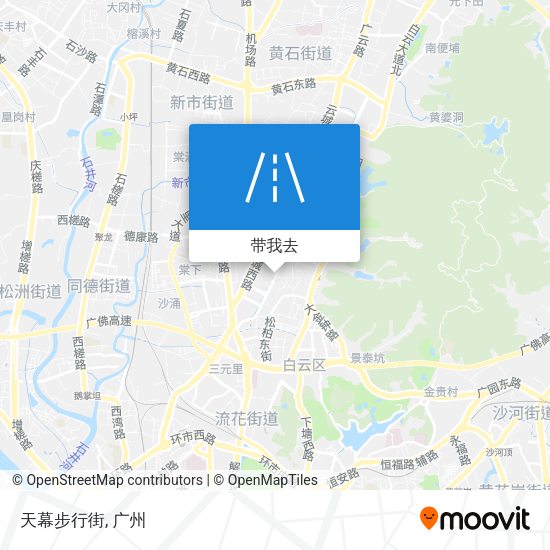 天幕步行街地图