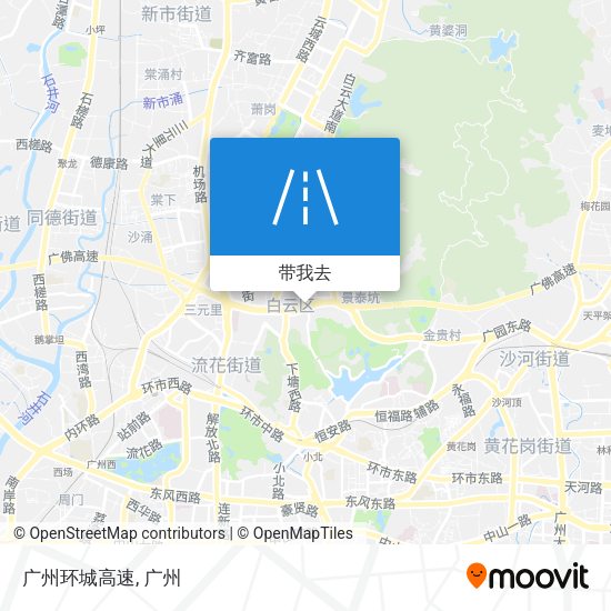 广州环城高速地图