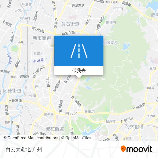 白云大道北地图