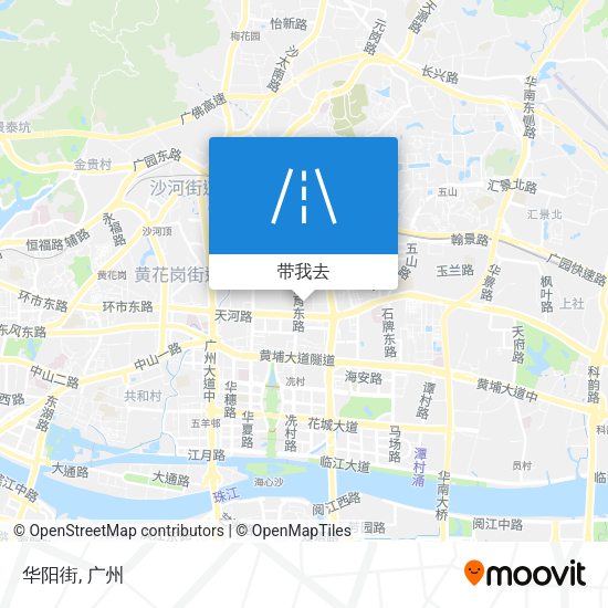 华阳街地图
