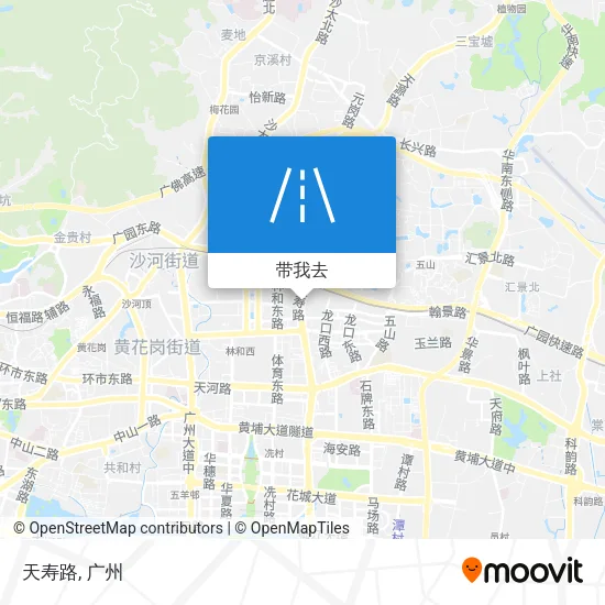 天寿路地图