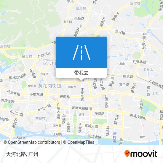 天河北路地图