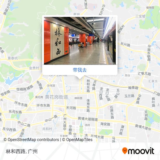 林和西路地图