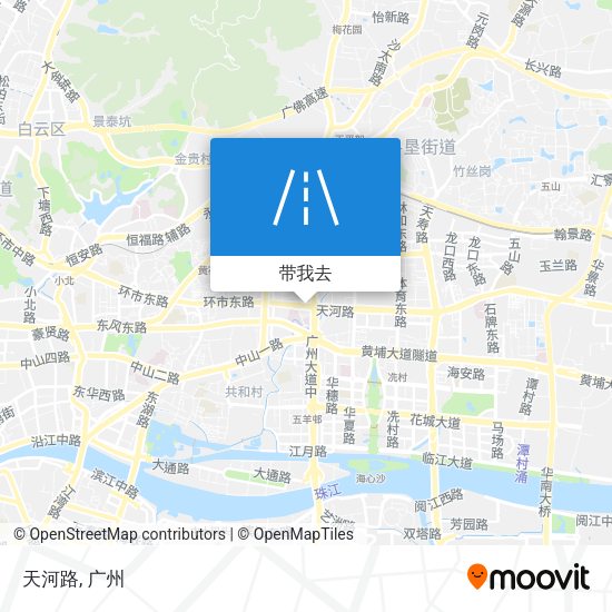 天河路地图