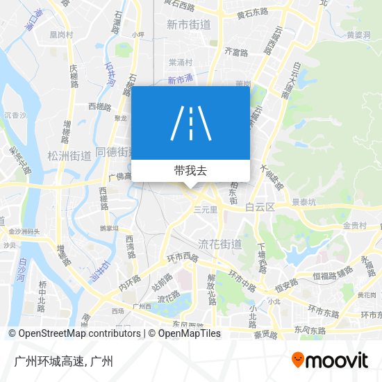广州环城高速地图