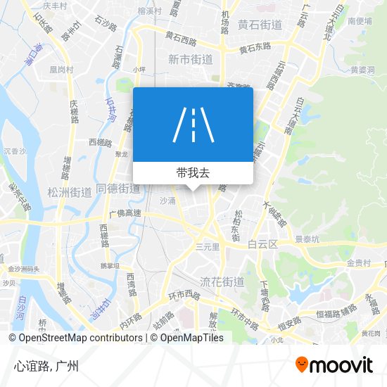 心谊路地图