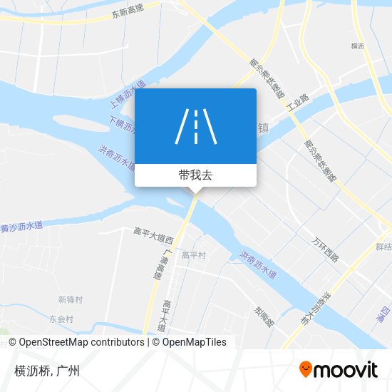 横沥桥地图