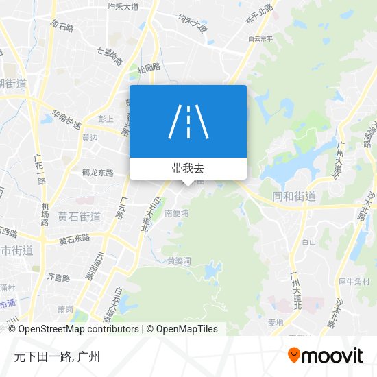 元下田一路地图