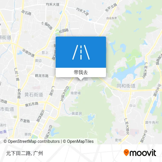 元下田二路地图