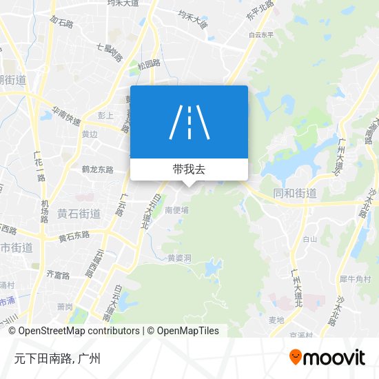 元下田南路地图