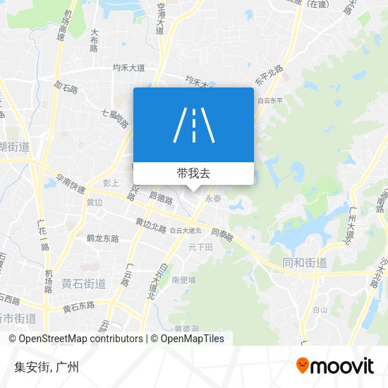 集安街地图