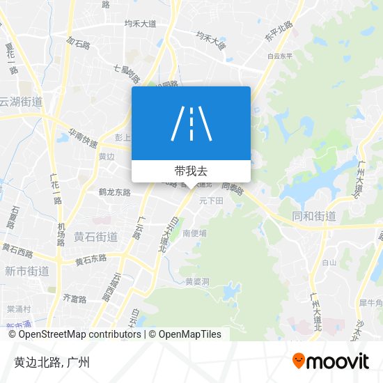黄边北路地图