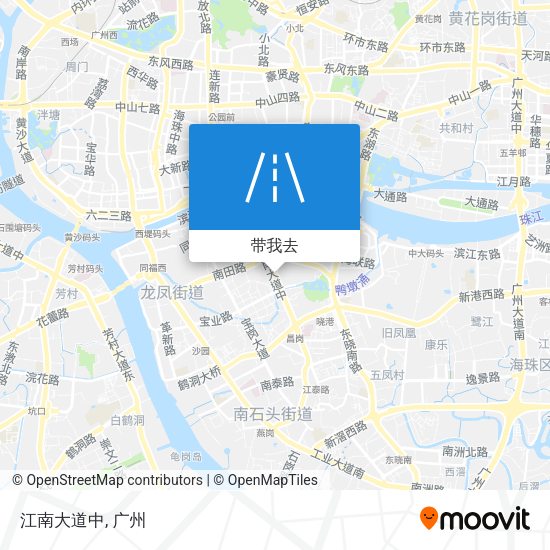 江南大道中地图