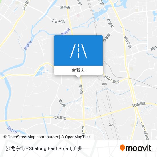 沙龙东街 - Shalong East Street地图
