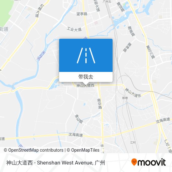 神山大道西 - Shenshan West Avenue地图