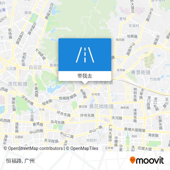 恒福路地图