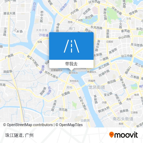 珠江隧道地图