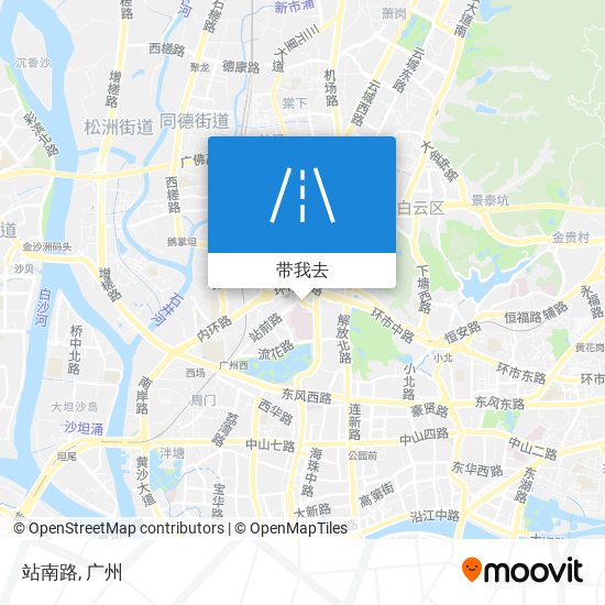 站南路地图