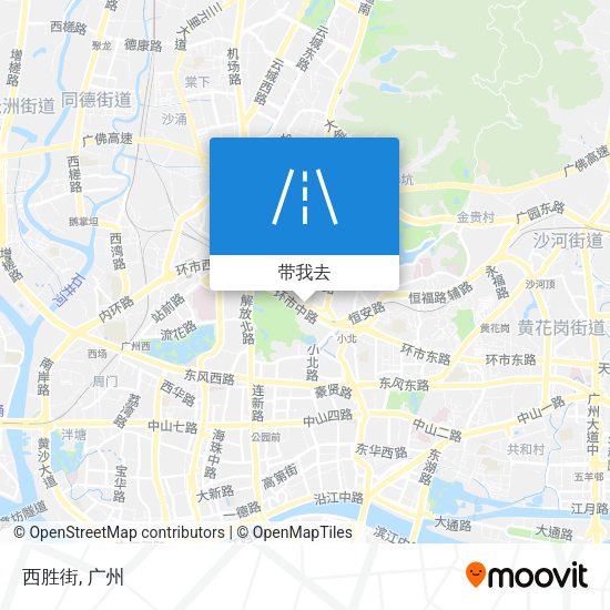 西胜街地图