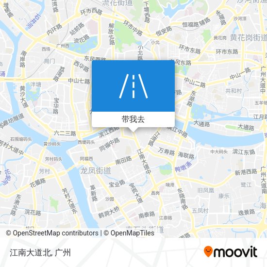 江南大道北地图