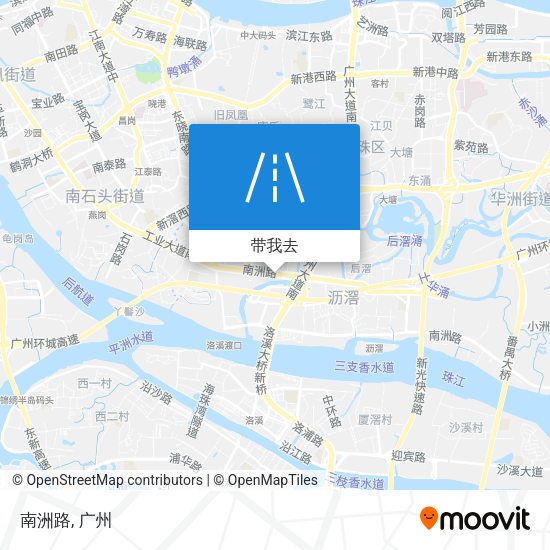 南洲路地图