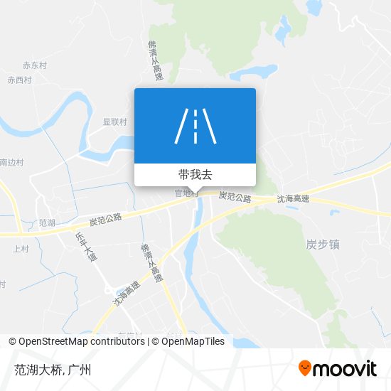 范湖大桥地图