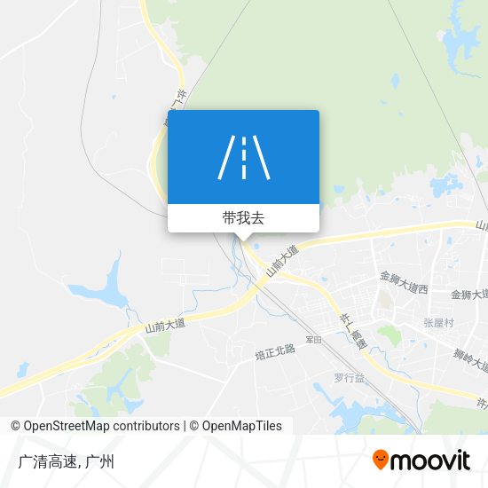 广清高速地图